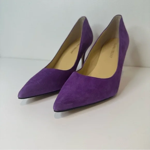Ivanka Trump purple suede pumps women’s size 9M - Picture 2 of 16